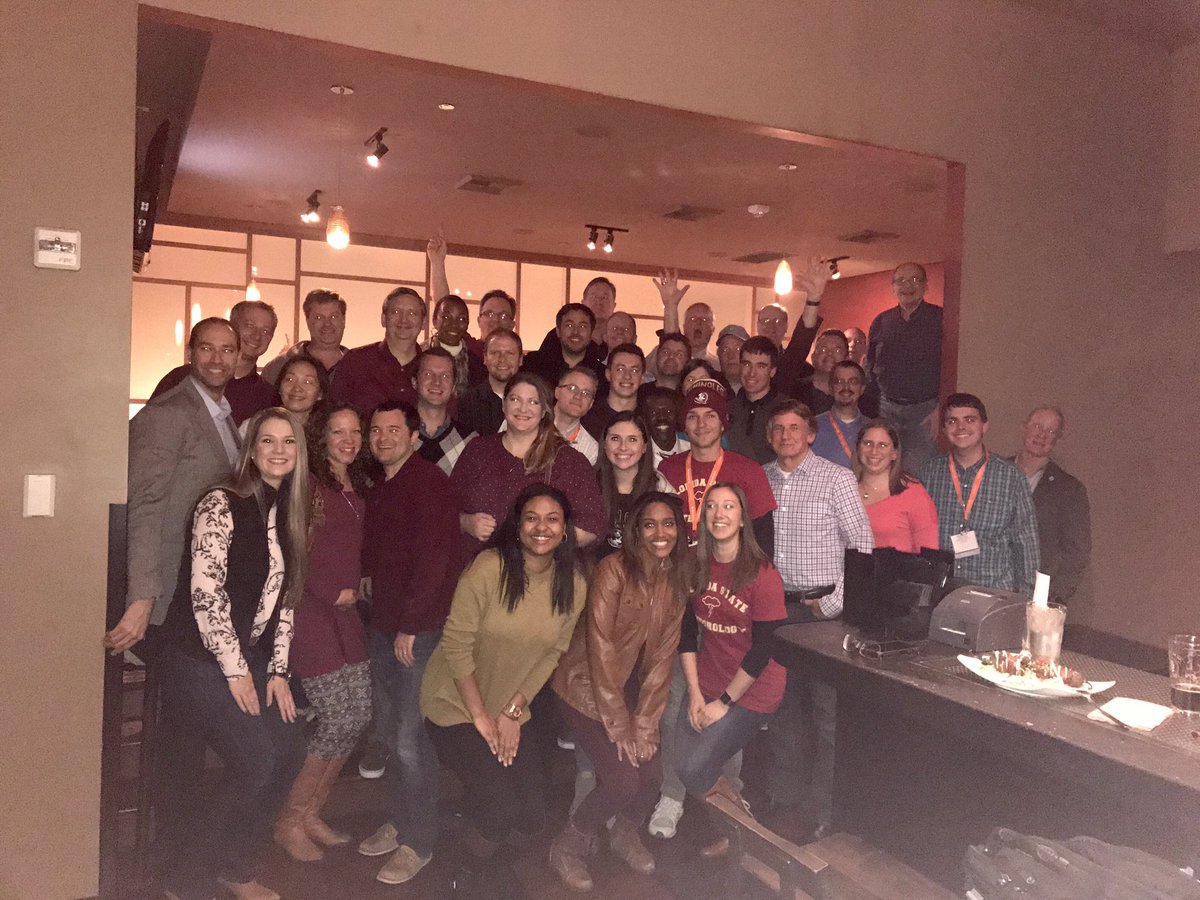 Ayesha_NW's tweet photo. See ya next year! We loved every minute of it! Thanks @AMSStudentConf & @ametsoc #FSUAMS #AMS2017 https://t.co/n26lHL9Roh