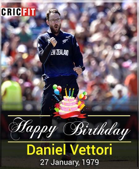 Cricfit Wishes Daniel Vettori a Very Happy Birthday! 