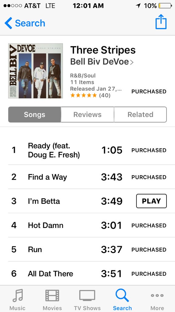 MrRickyBell's tweet image. #THREESTRIPES is Available right now!!! Go Get It!!! @OfficialBBD #BBD #BellBivDeVoe