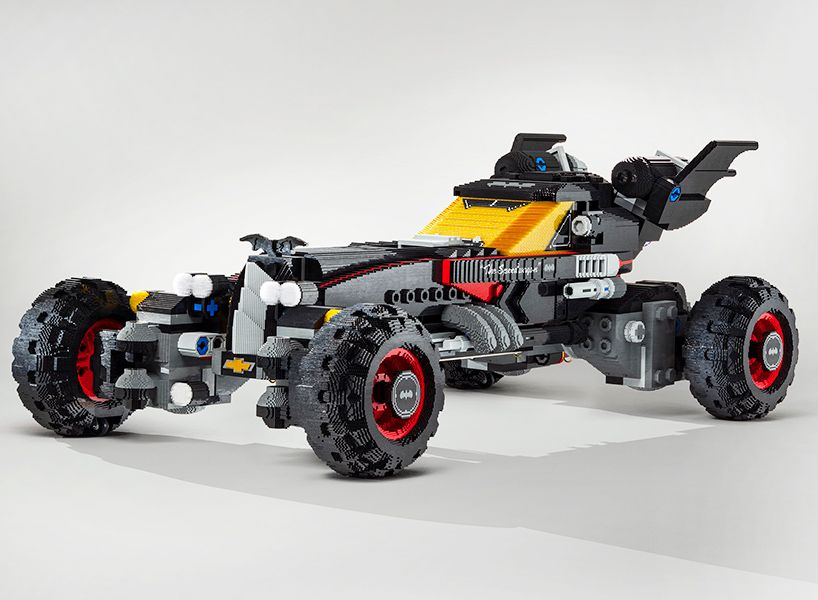 designboom's tweet image. this life-sized LEGO batmobile is &apos;handcrafted for hot pursuit&apos; designboom.com/design/chevrol…