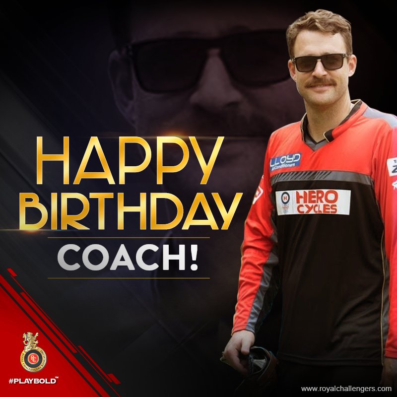 RCB and legend Daniel Vettori turns 38 years old! Happy birthday coach! 