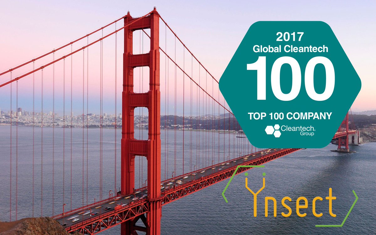 #insectmeal, a #sustainable solution for #aquaculture &amp; #feed, rewarded in the Global #cleantech100 💪🙌  #cleantech
ynsect.com
