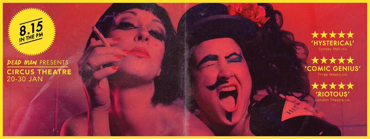 Ohhhhh yes #Perth. Bring your finest man beasts and we'll work all that #SexualTension out in a hot and sweaty circus tent tonight. VVx