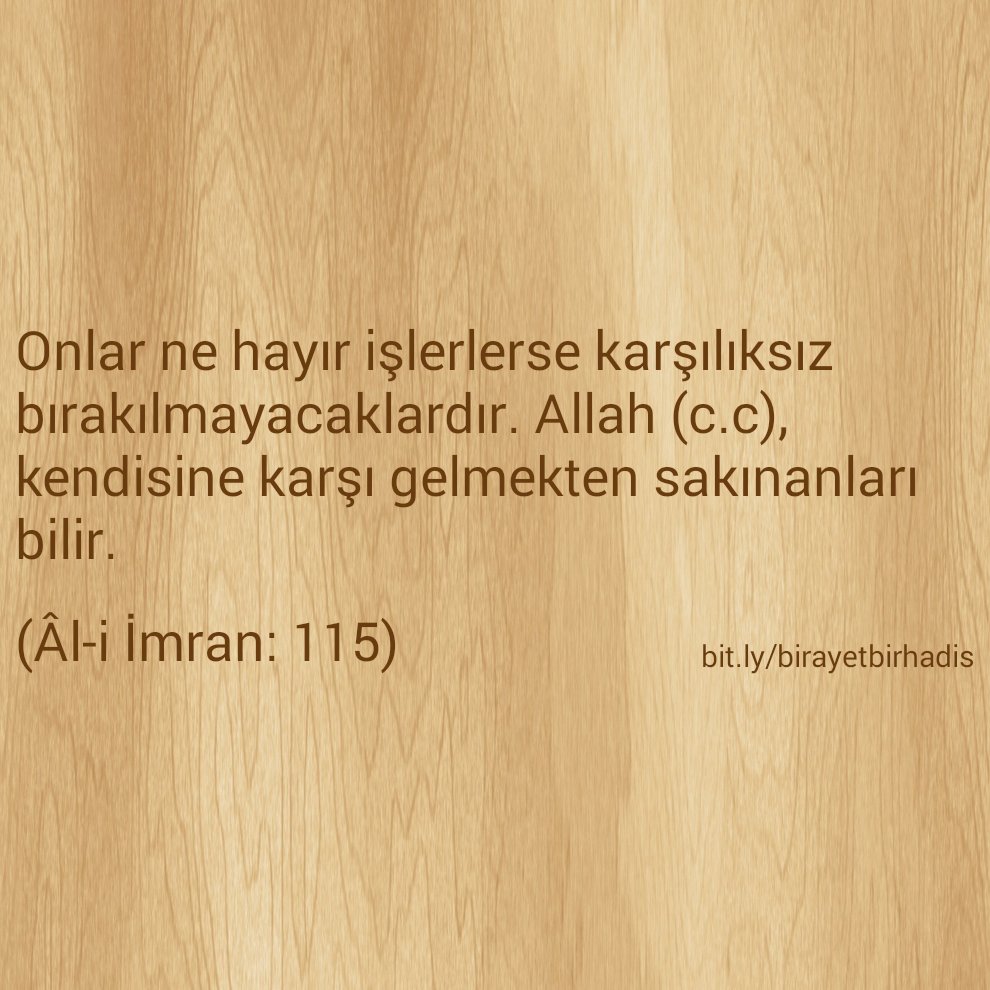 Günün Ayeti bit.ly/birayetbirhadis