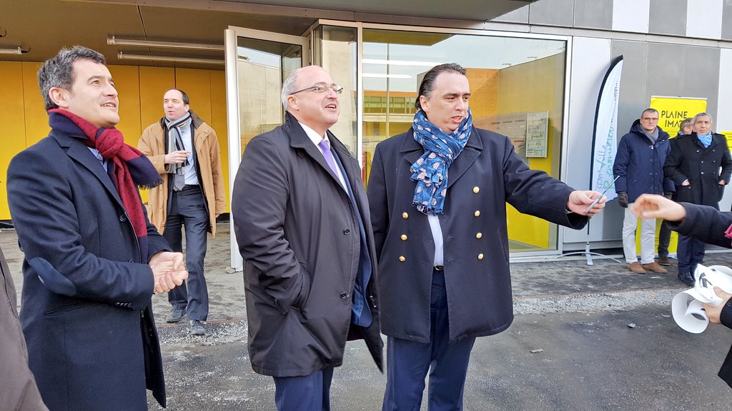 Ce matin, le Link de la @plaineimages entre #Roubaix et #Tourcoing est inauguré en présence de <a href="/GDelbar/">Guillaume Delbar</a>, <a href="/GDarmanin/">Gérald DARMANIN</a> et <a href="/DamienCastelain/">Damien Castelain</a> !
