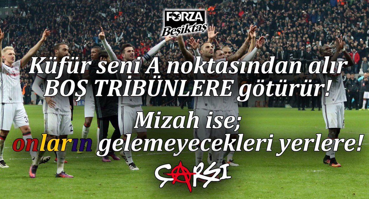 forzabesiktas's tweet photo. Küfür seni A noktasından boş tribünlere götürür...
Mizah, onların gelemeyecekleri yerlere!
Küfür yok!
Yaratıcı tezahürat, sonsuz destek var! https://t.co/M1V3f96kBR