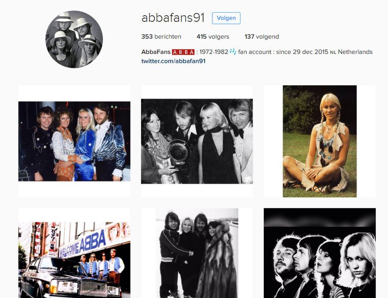 ABBA FanAccount tweet media
