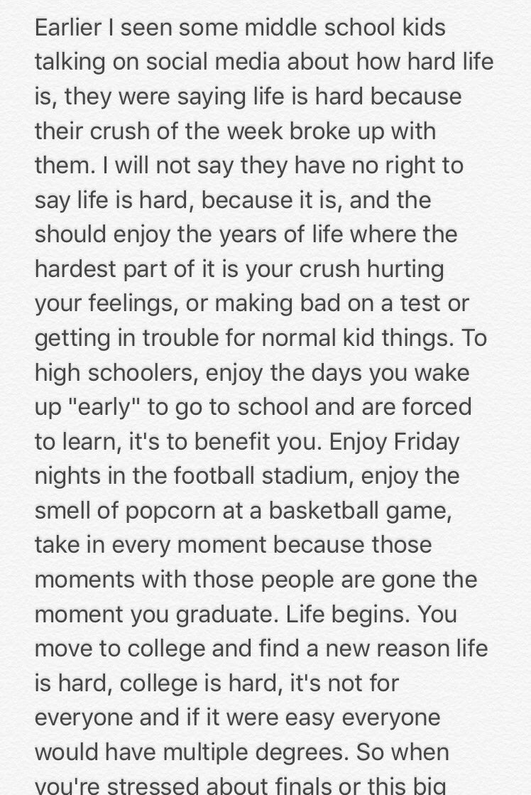 Kh_houser's tweet photo. Just something that I needed to get out there. https://t.co/AI8AzzGTFs