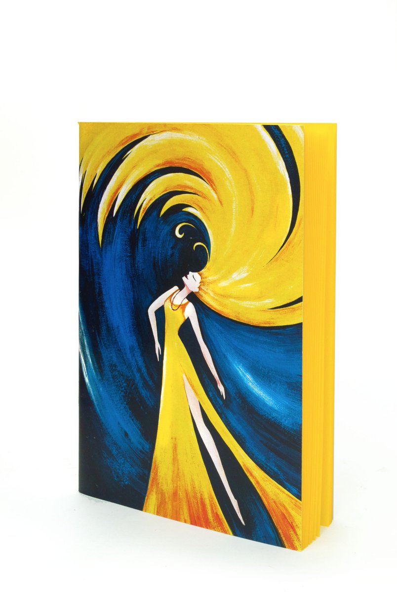 Ullu_co's tweet photo. Hurry Back in stock
"Splashing" diary
Representation of strong #woman flowing in her own aura
#Gift #Diary #Wave #Girl #Artwork #Art #Poster https://t.co/4AoRkKQu1i
