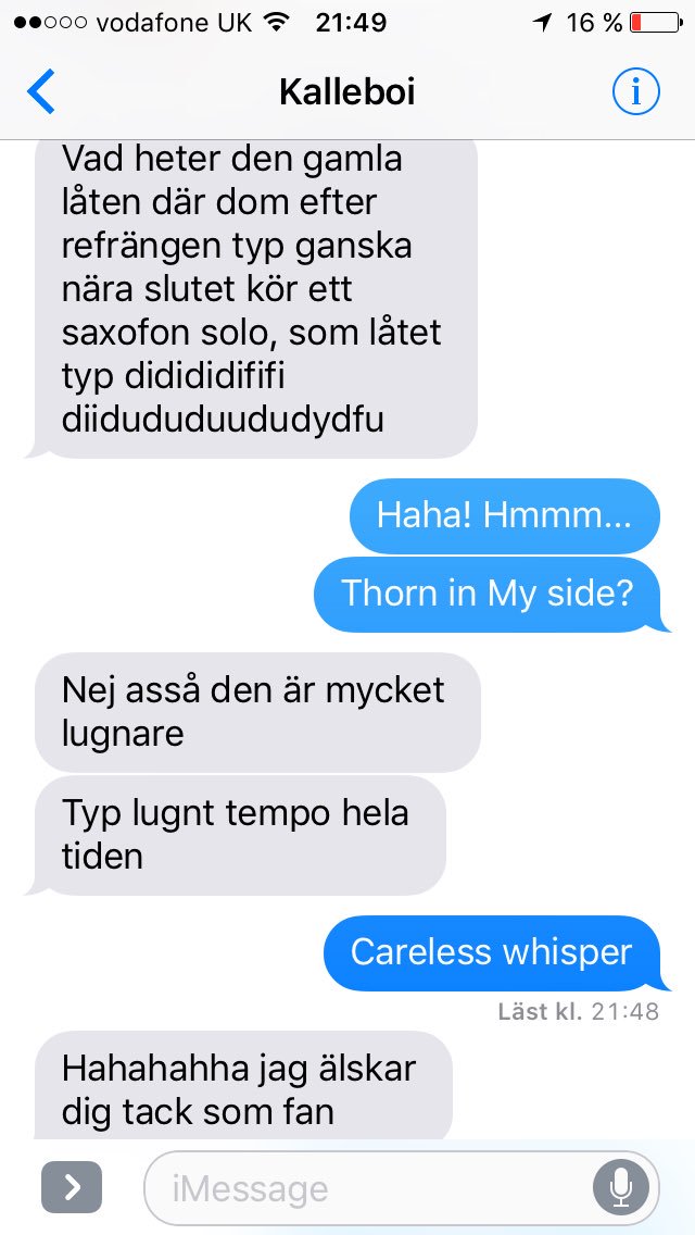 mickegunnarsson's tweet photo. Klart man vill hjälpa grabben. Snacka om intuition:) #tryckare #musikminnen https://t.co/3UlDyS5EyT