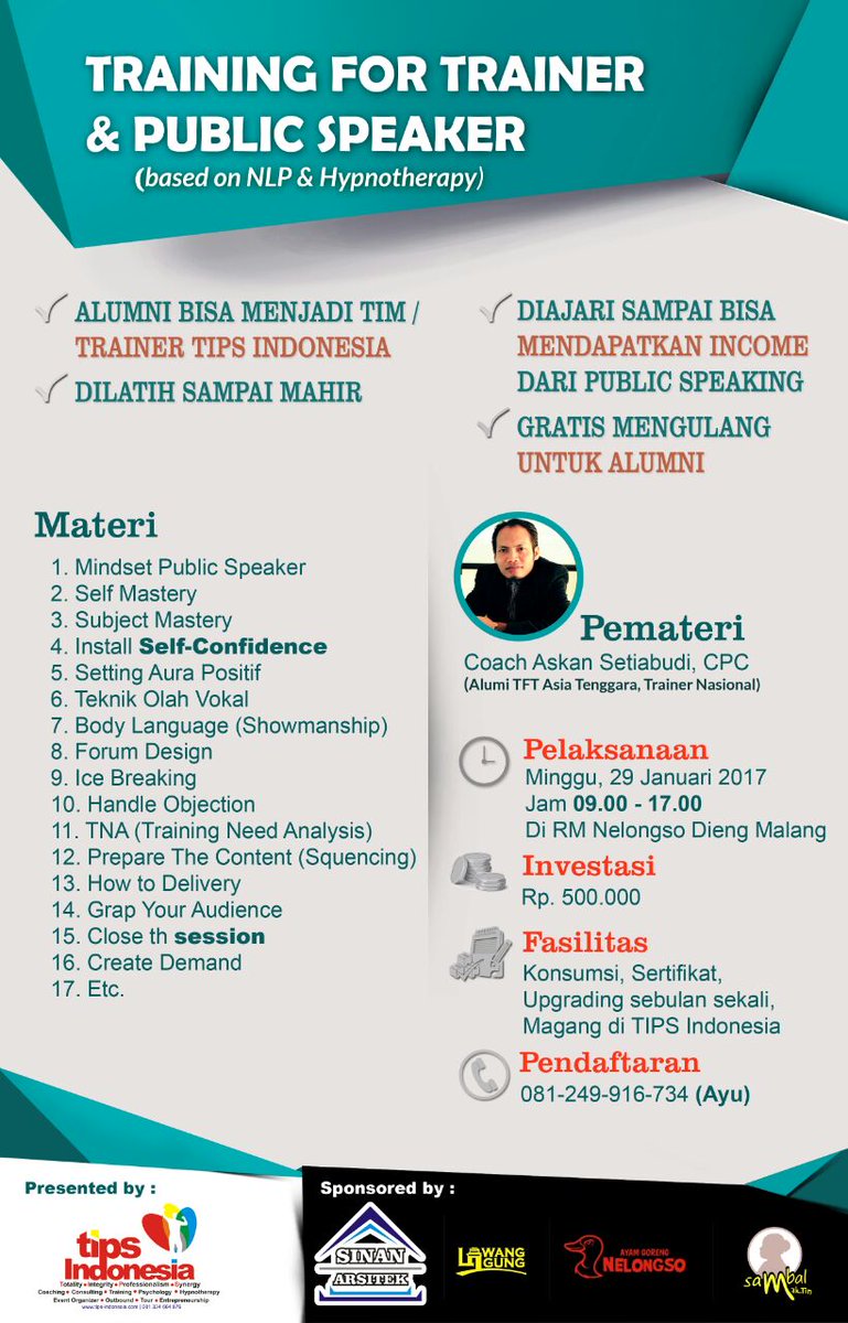 Lokasi:
Kompleks Ruko Jl. Sunan Kalijaga Kav 3 No 2
(Belakang UIN, Samping sambal Mak Tin 1)