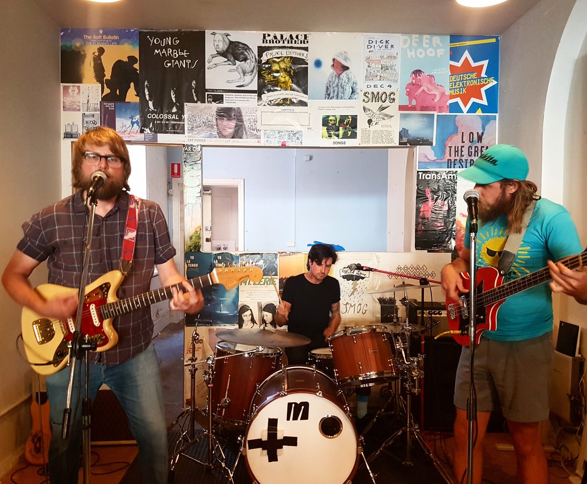 PolyesterMusic's tweet photo. MONNONE ALONE being excellent to us in the shop right now, PARADING up next! #monnonealone #polyesterinstores https://t.co/Gn1RVU3pCX