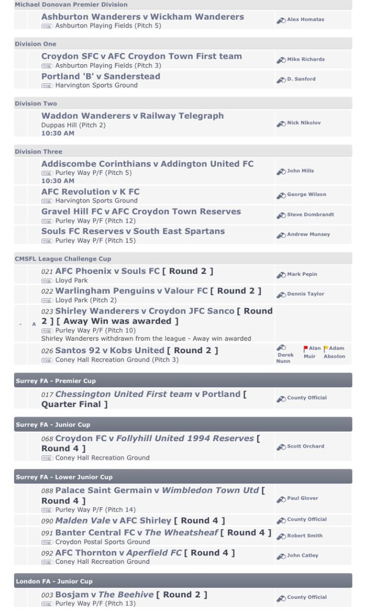 We're back! After a wash out last week, back to league and cup matches. Best of luck to all, esp those representing us in the county cups 🏆🏆