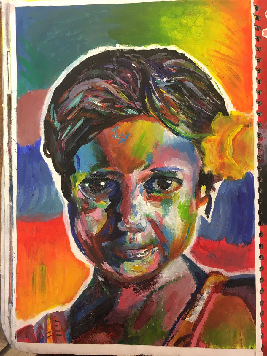 ArtRyedale's tweet photo. Year 10 sketchbook work! #identity #mixedmedia https://t.co/3c7InDnr98