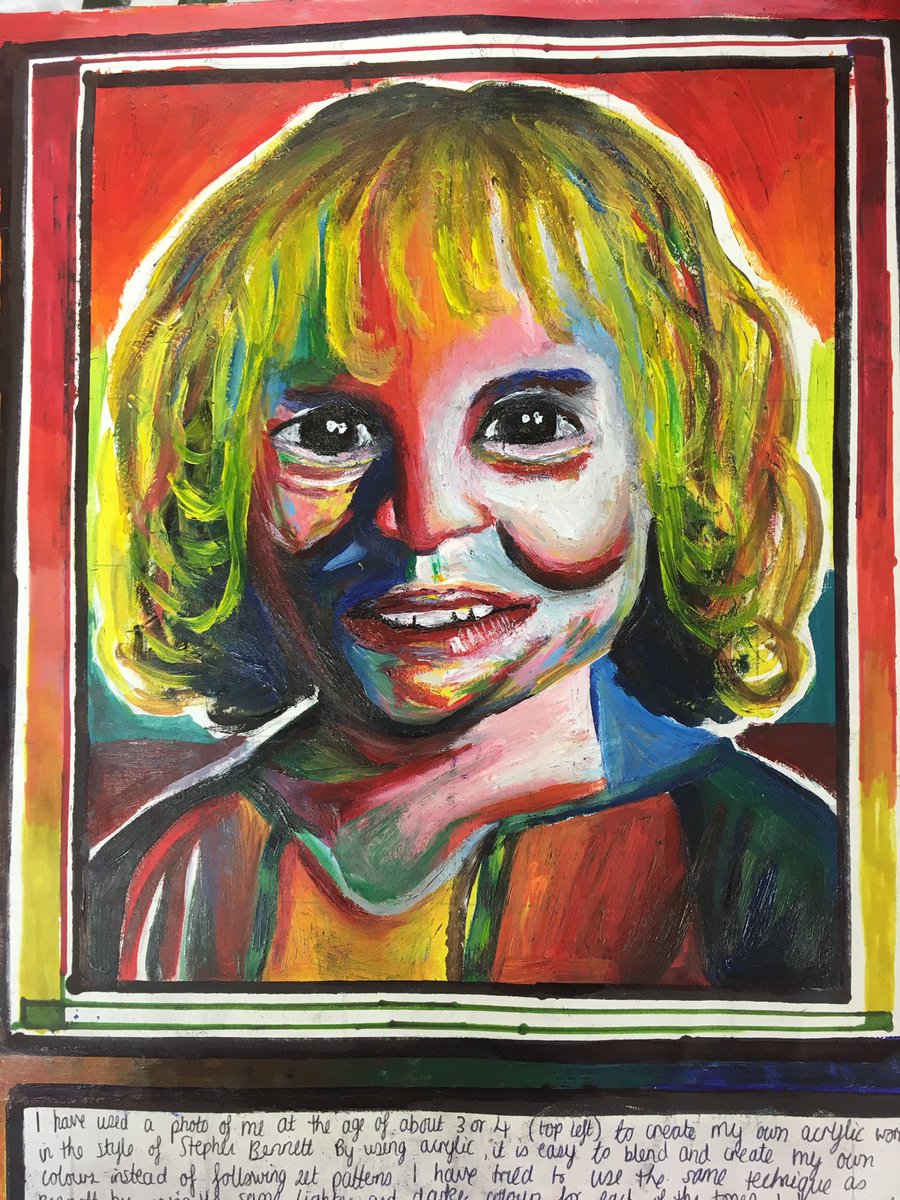 ArtRyedale's tweet photo. Year 10 sketchbook work! #identity #mixedmedia https://t.co/3c7InDnr98