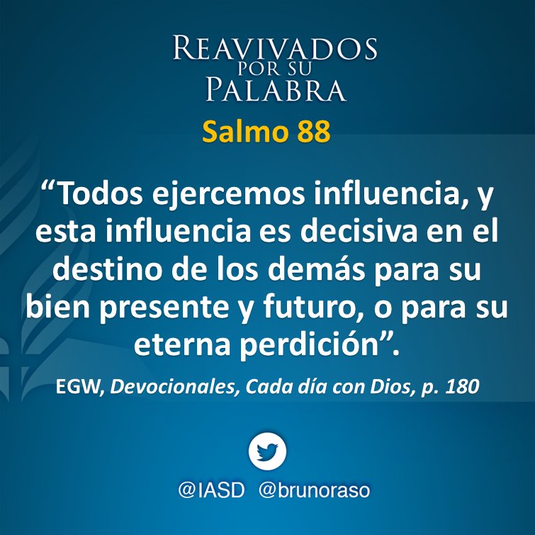 #rpSp #PrimeroDios
Capítulo del día - Salmo 88
<a href="/iasdsudamerica/">Adventistas Sudamérica</a> @pradolfosuarez <a href="/BogerJr/">Herbert Boger Jr</a> <a href="/PrLuisGoncalves/">Luís Goncalves</a> <a href="/heliocarnassale/">Helio Carnassale</a>