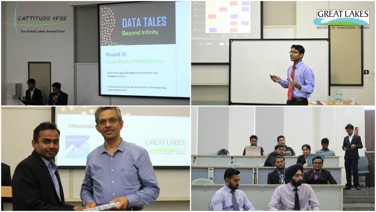 GreatLakes_MBA's tweet photo. Data be the King👑..Data Tales Beyond Infinity  @GreatLakes_MBA #Lattitude2017 #GLDiaries https://t.co/4TcxIK0dDa