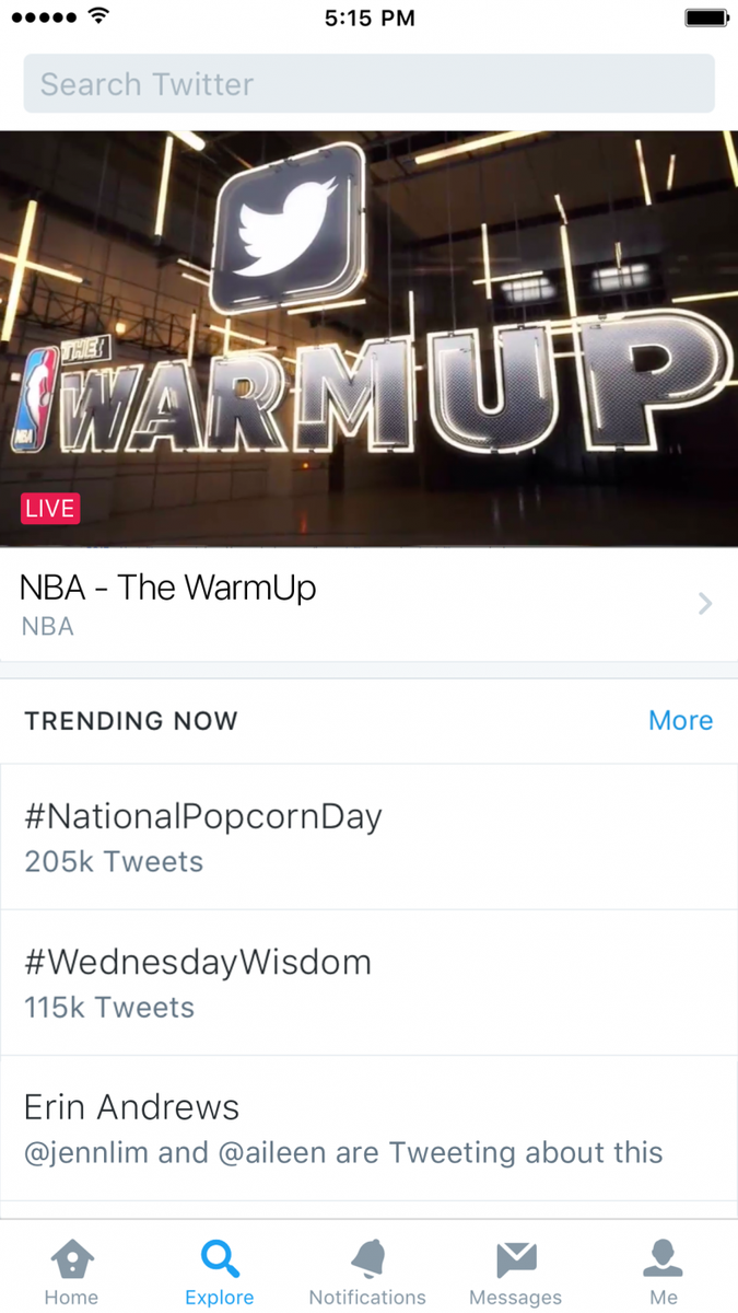 Twitter kündigt neues „Explore“ Tab an: hubs.ly/H0616ty0