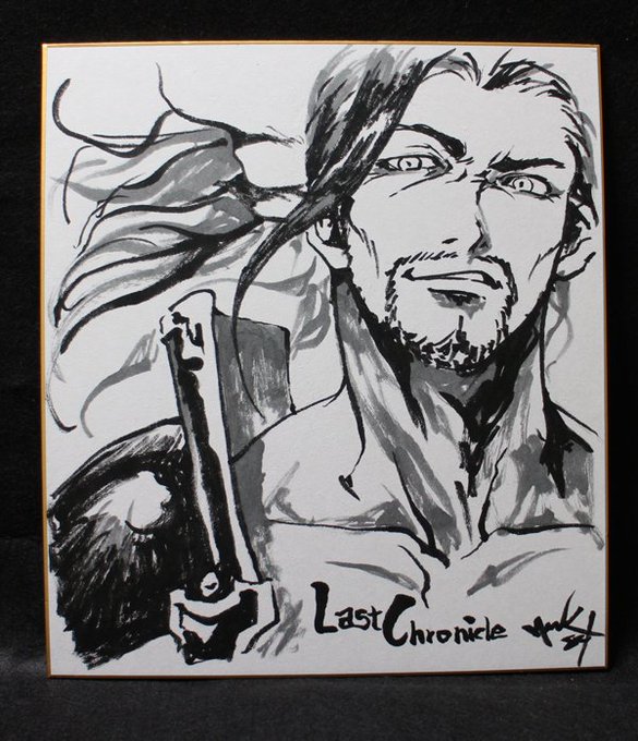 同じくラスクロにて五魔将の色紙も描かせて頂いております。
女性陣の色紙、撮影するの忘れてしもうたよほほ… 