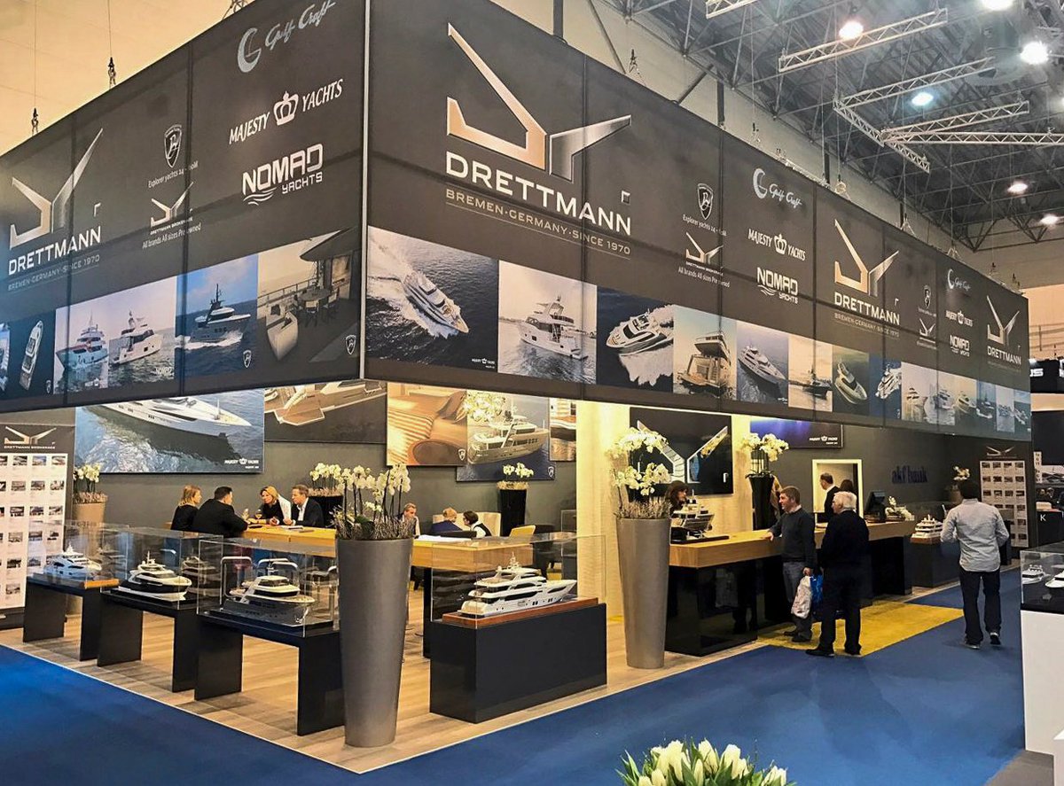 gulfcraft's tweet photo. For great exciting news, visit #GulfCraft & #Drettmann at the #DusseldorfBoatShow at Hall 7A-G15 #BootDusseldorf #Germary. Show ends Jan 29 https://t.co/QYuJHKddr4