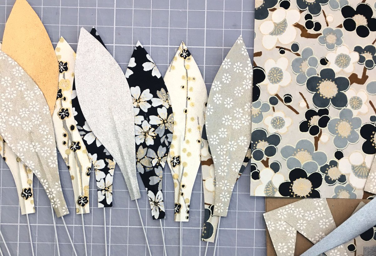 MERCI ! À toutes les participantes qui ont fait de ce premier atelier "feuillages" une vraie réussite #adelineklam #papierjaponais #DIY