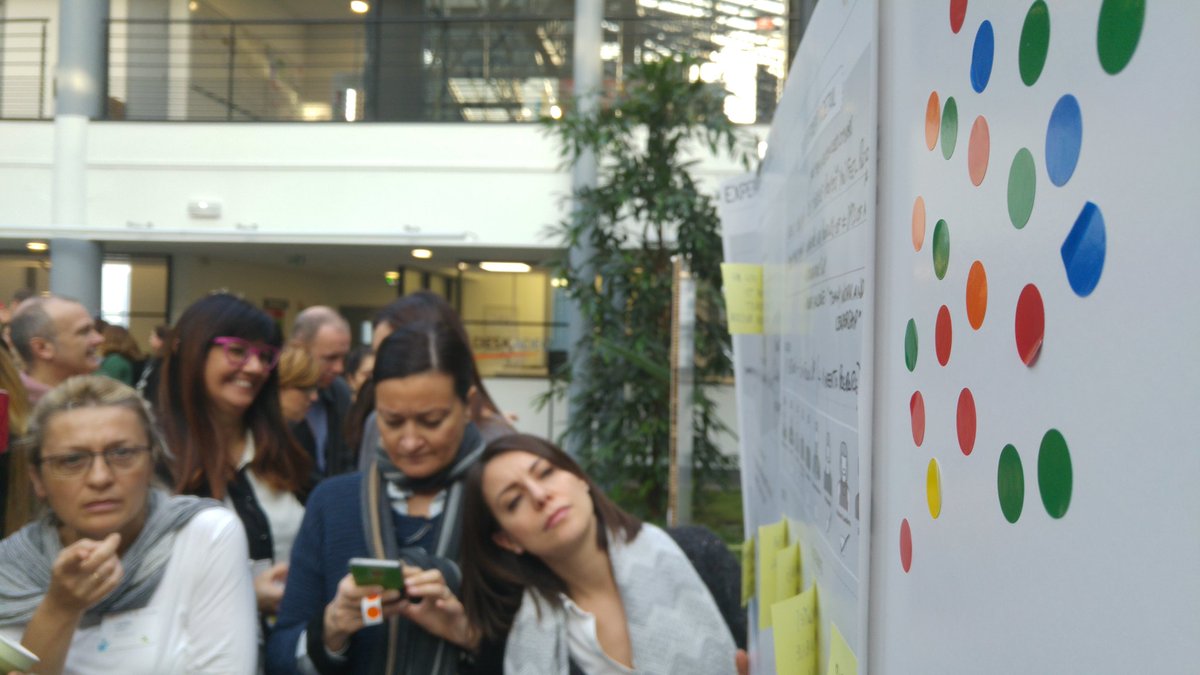 emagorse's tweet photo. Let's choose the experiments that we like most. The #HR Human Revolution is becoming very concrete now at #hackingHR @Adeo #lifeatadeo https://t.co/rM378JltwA