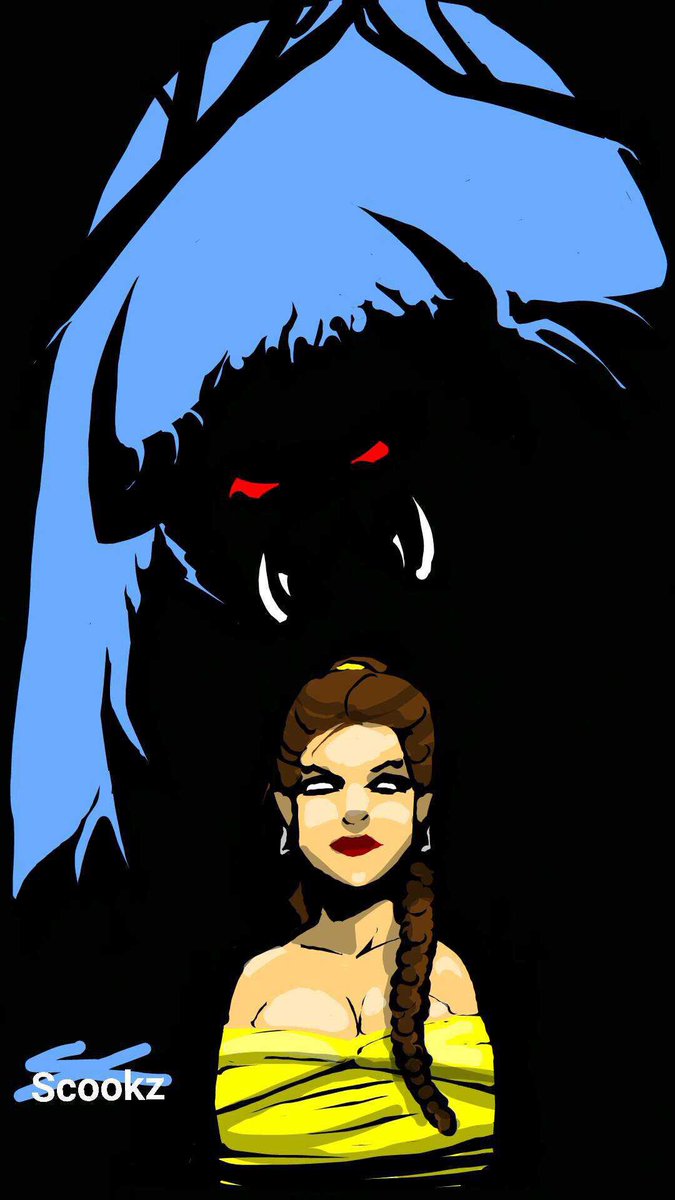 scookzsnaps's tweet photo. Snapchat drawing. Beauty and the Beast. Lookin forward to the movie! #beautyandthebeast https://t.co/3rYIpSnOni