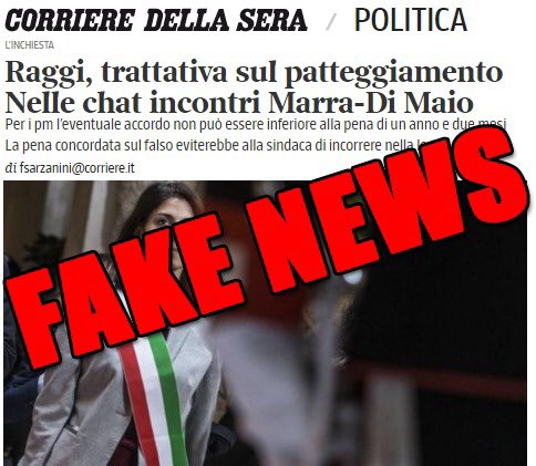 Adesso viene persino inventata una fantomatica "trattativa" in corso con la Procura di Roma: goo.gl/TWvjtQ      #FakeCorriere