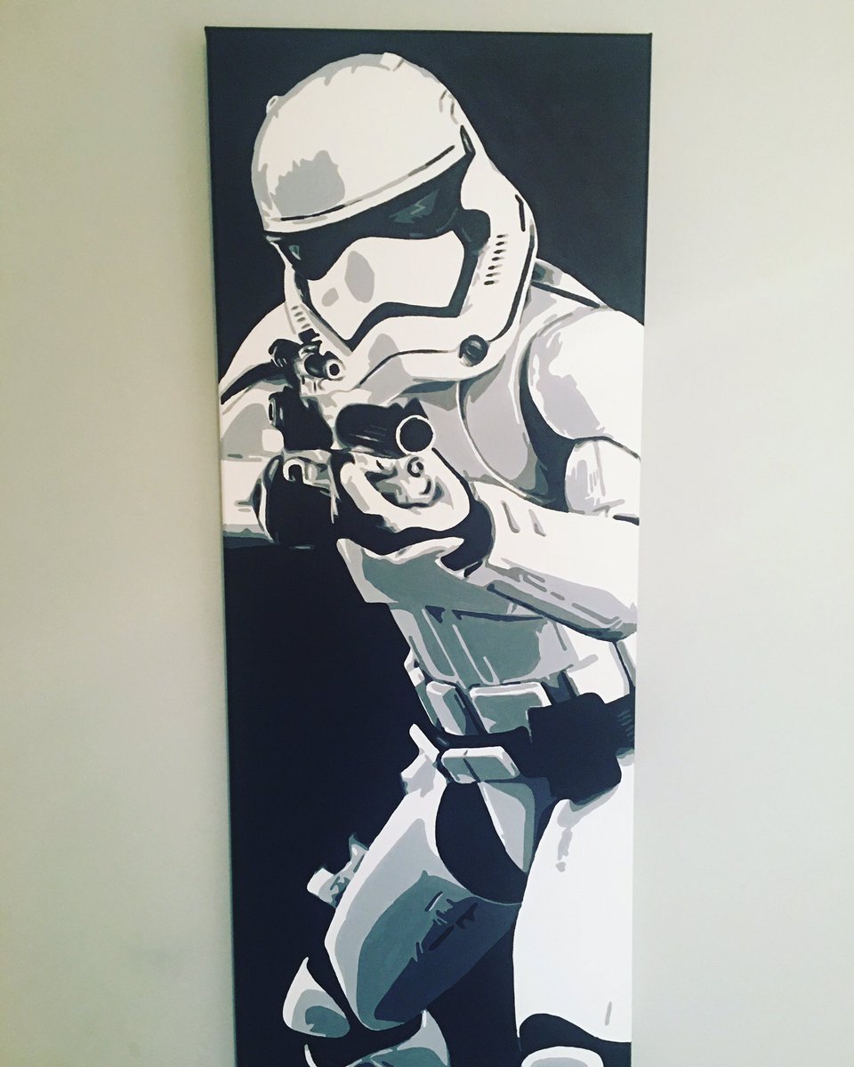 mooney_art's tweet photo. Stormtrooper, finished last night 👍🏻 https://t.co/NBaLqSmXf1