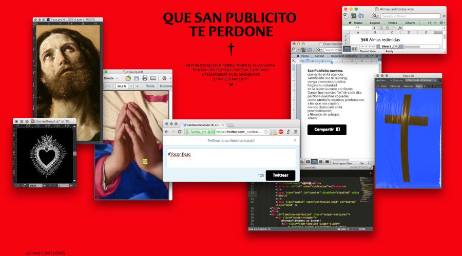 Una web para confesar tus pecados publicitarios en el #DíaDeLaPublicidad bit.ly/2jEcbBh <a href="/_confesionario_/">confesionariopubli</a> #SanPublicito