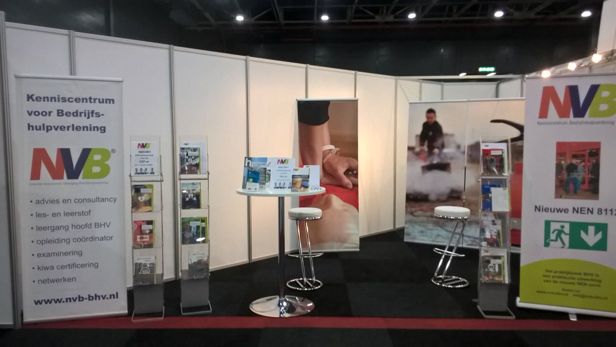 NVB_BHV's tweet photo. Bezoek vandaag de stand van de NVB @beursfacilitair https://t.co/huDHH8c7uS