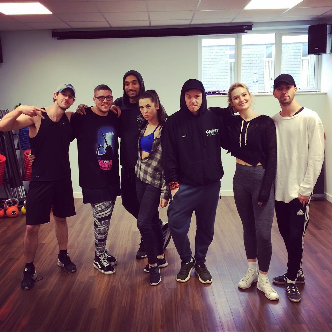 It's been great to have the <a href="/ghostontour/">GHOST The Musical</a> cast training with us this week.