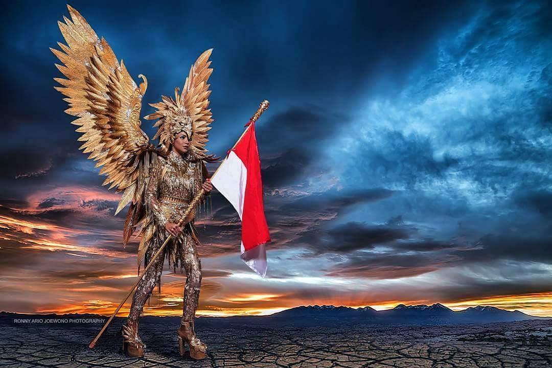 rahmancoge31's tweet photo. Best national Costume pasti dapet 
#MissUniverse #Indonesia https://t.co/t5QXXqgzXT