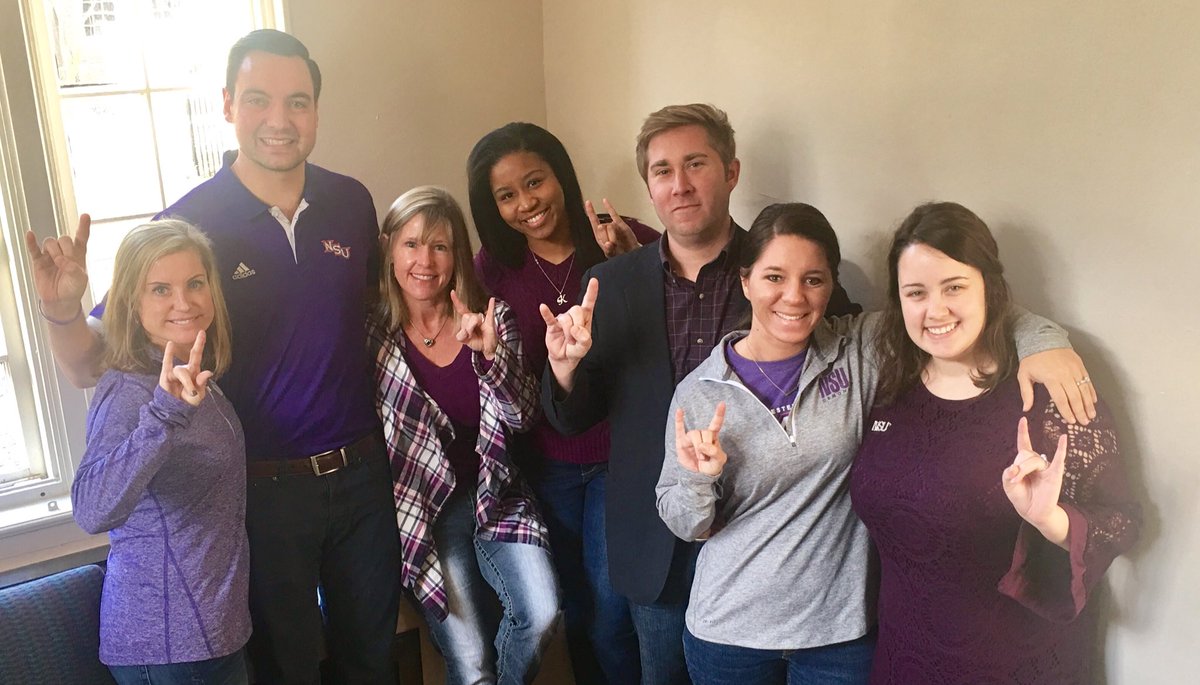 nsulaalumni's tweet photo. Happy #PurplePriday from the Office of University Advancement! 😈 https://t.co/MQHRWlWOUP