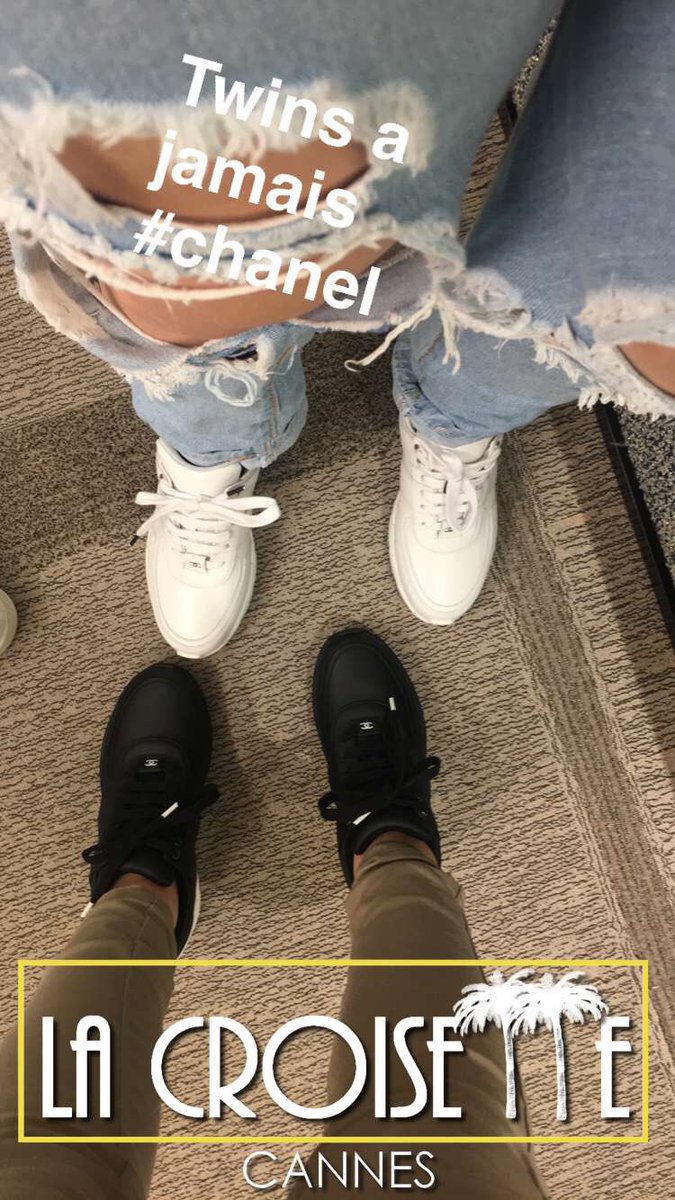 manais83's tweet photo. #Cannes #shopping #chanel #sneakers #southfrance #nofilter #weekend https://t.co/gL2n8OGR1H