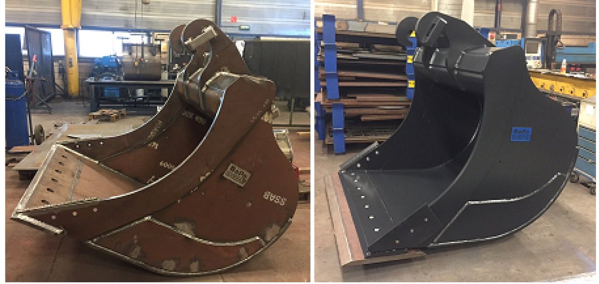 BePe construction (@bepe_construct) on Twitter photo Delivered today: 2x 100% Hardox Bucket @Koklexmond, 2700ltr with Hardox 500 bolt on cutting edges. <a href="/hardoxinmybody/">Hardox® In My Body</a> Delivered today: 2x 100% Hardox Bucket @Koklexmond, 2700ltr with Hardox 500 bolt on cutting edges. <a href="/hardoxinmybody/">Hardox® In My Body</a>