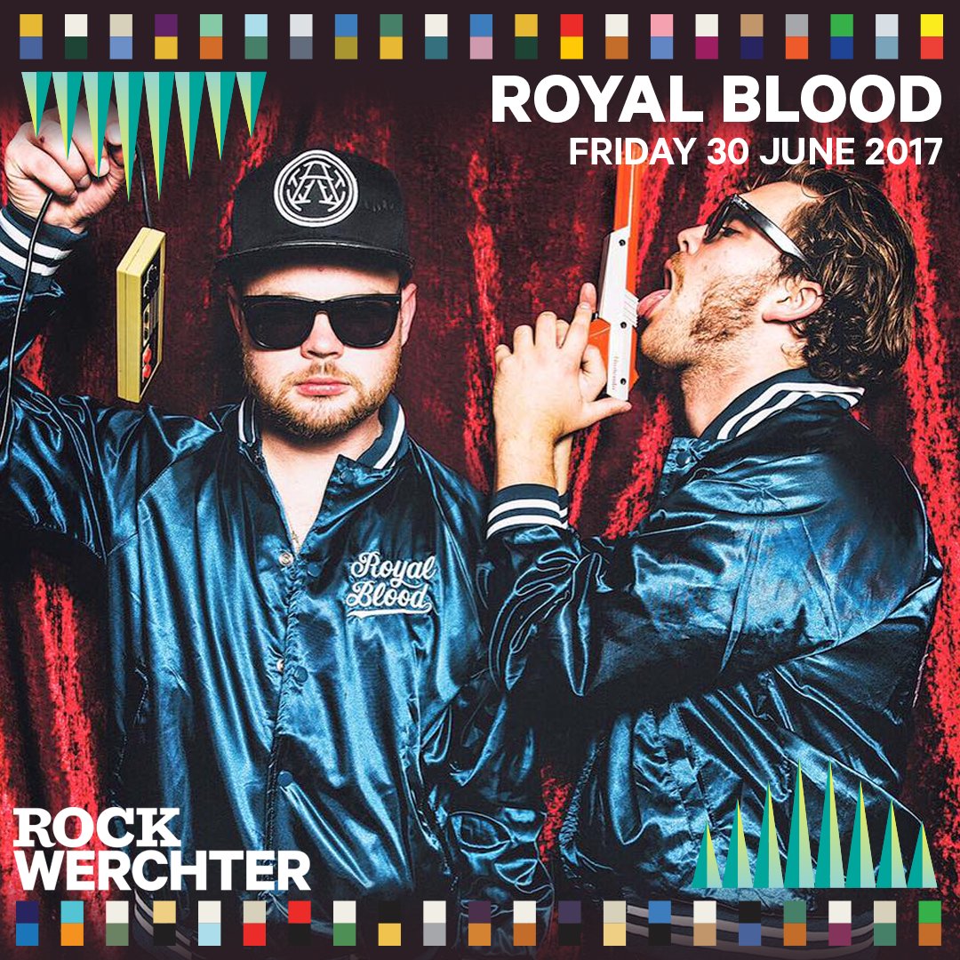 royalblooduk's tweet photo. Last time we played @RockWerchter , we played it twice in 1 weekend. We're coming back again - Fri 30th Jun - https://t.co/YfPoRp4GHc https://t.co/SswQ6TI07n