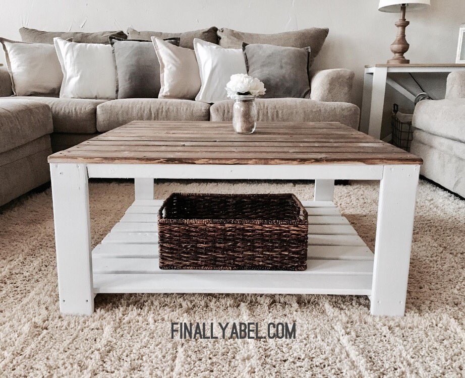 FinallyAbel's tweet image. DIY coffee table less than $50