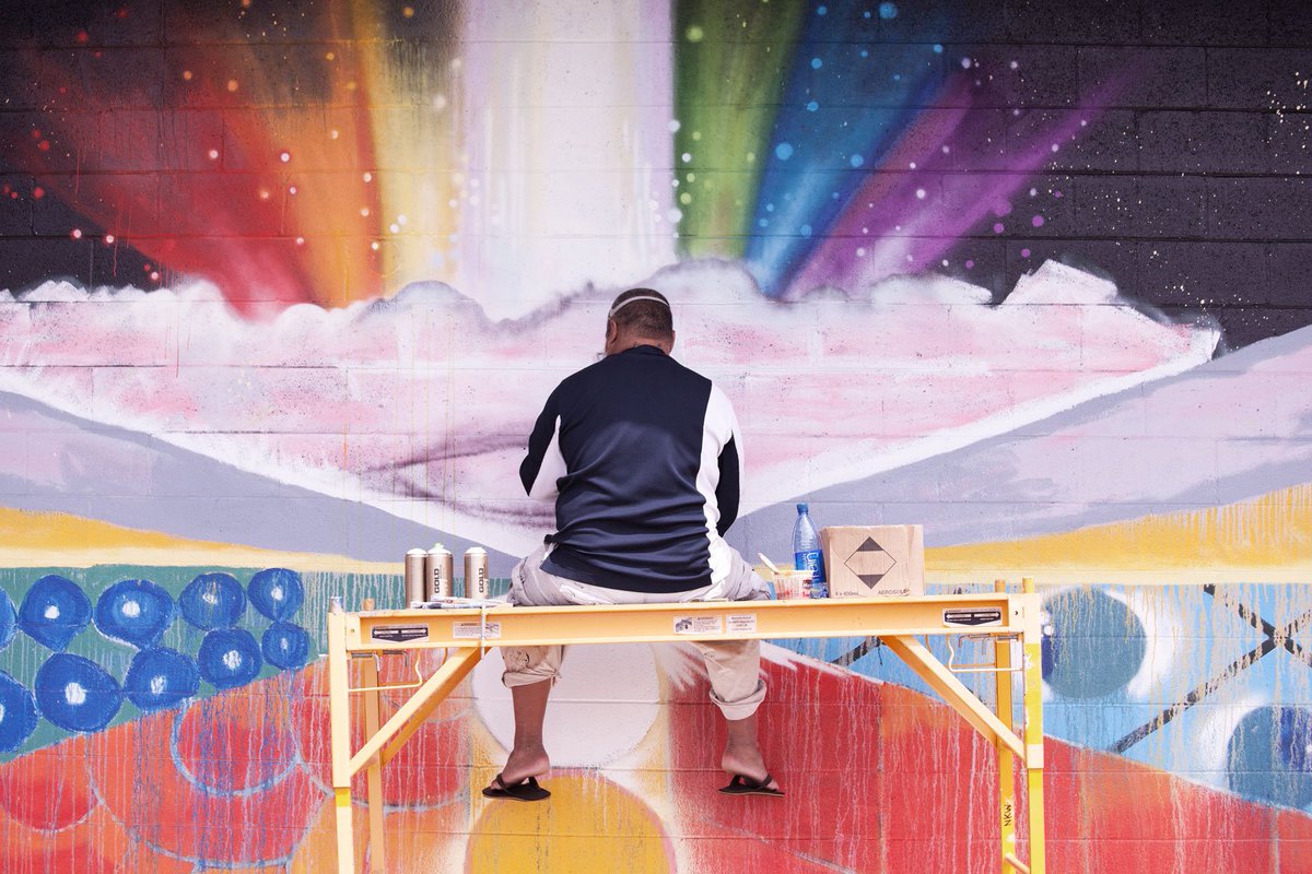 sljournal's tweet photo. Making Art, Preserving Tradition: The Mele Murals Project w/ @estria Tues Jan 31 https://t.co/tSbODYDVLg Maker Workshop #Maker2017 https://t.co/BG6MUPe01k