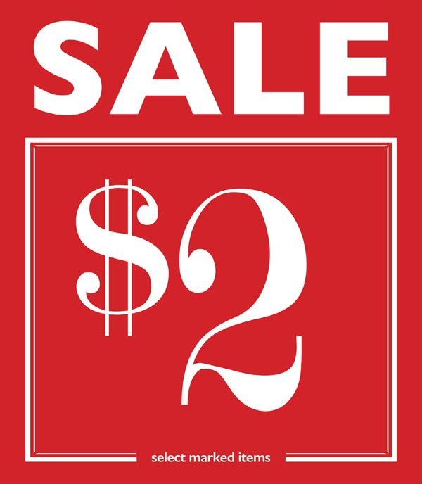 Today thru Sunday, all clearance items are just $2!!!  Hurry in for BIG savings at #cmselma
