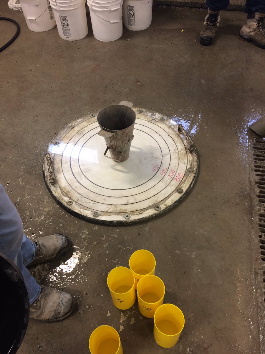 When Tech Services has this board out in the lab, generally working on something cool. #Concrete #SCC