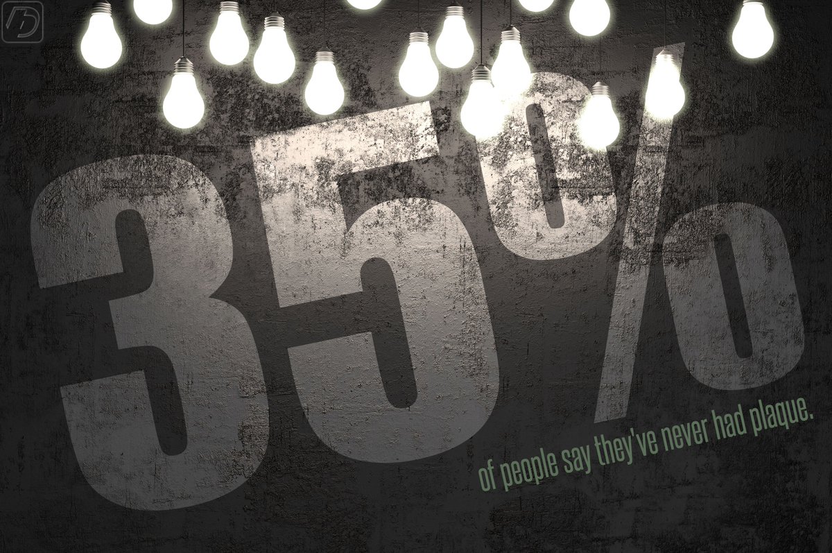 Plaque starts developing hours after we eat.