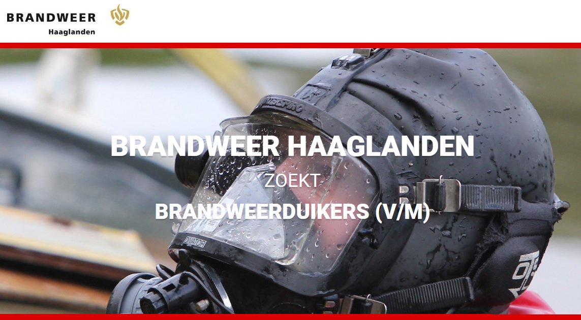 Wij zoeken brandweerduikers! Heb je een goede zwemconditie en geen vrees voor water? Meer info over deze gave baan brandweerhaaglanden.nl
