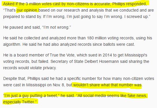 AZs_Politics's tweet image. READ @POTUS 's basis for irresponsible claims?!? No evidence, &amp;amp; ✔️his rationalization!
#MakeAmericaHonestAgain 
on.thec-l.com/2jmrqOb