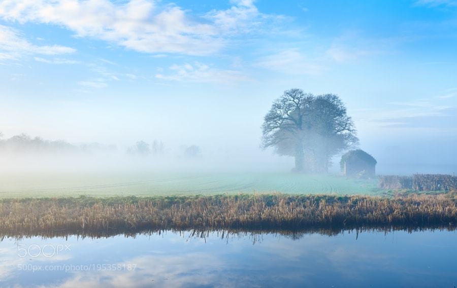 #travel #photography #photooftheday #travelphotography : morning mist on the canal by seppoj
