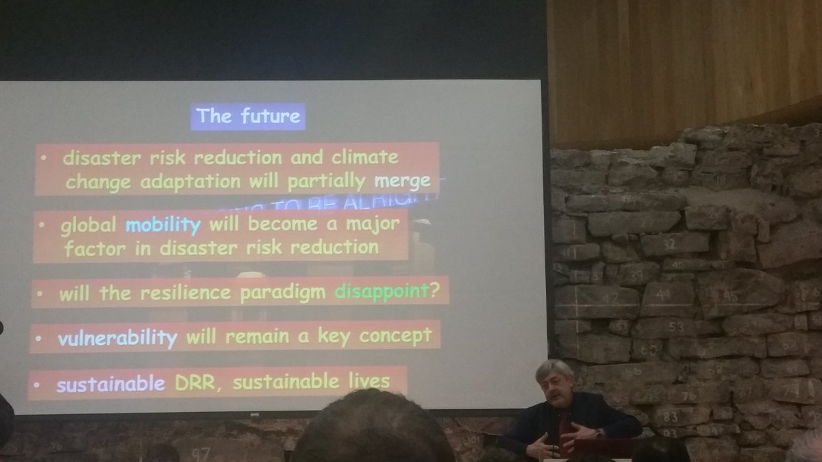 EileenM44798088's tweet photo. Fantastic talk by David Alexander at the @fp7shelp event on disaster resilience @resilens_eu https://t.co/H4AnFoIAdF
