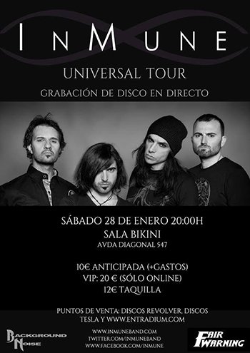 backgnoise's tweet photo. ¡InMunes! Sólo 1 día....Mañana es el gran día, ¡entradas VIP agotadas! No esperéis hasta el último momento.... @InMuneBand @BikiniClubBcn https://t.co/g6wkBHnYYr
