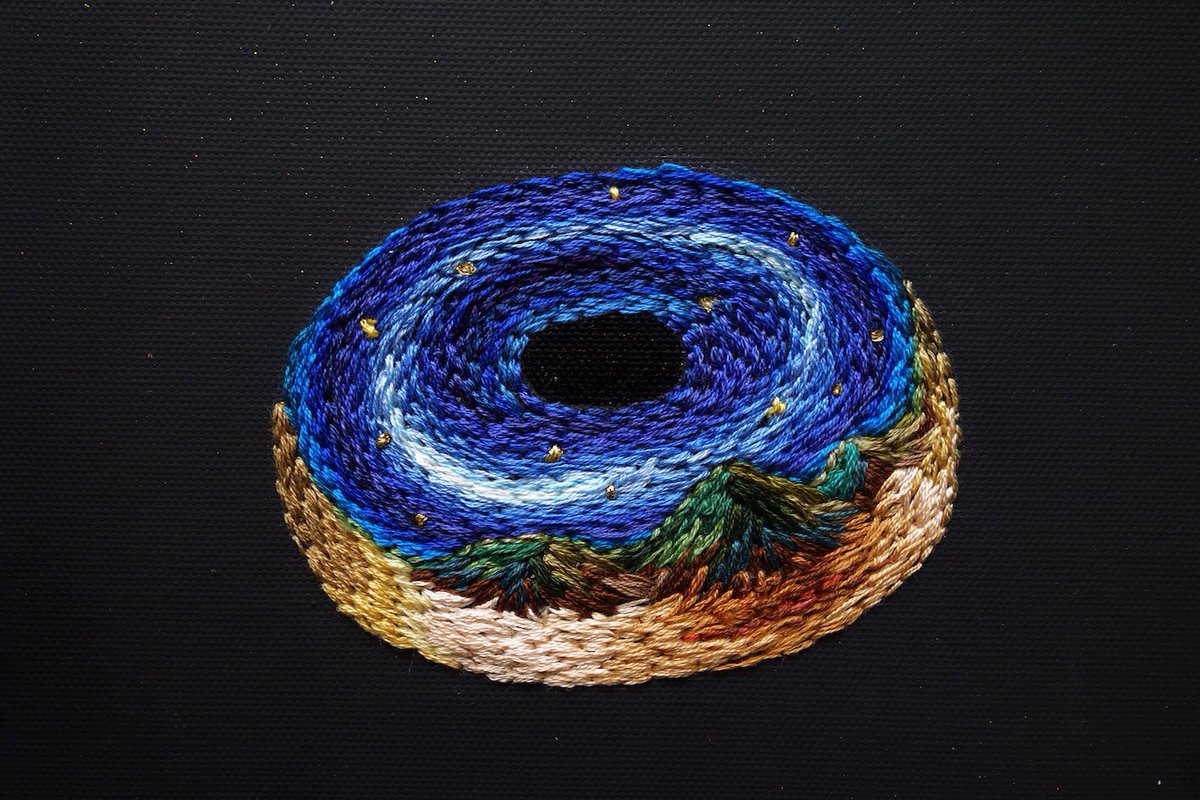 布博 على تويتر Talk Okada Mariko グラデーションが織りなす刺繍アートの秘密 刺繍糸 を巧みに組み合わせて美しいグラデーションでアート作品を生み出すokada Marikoさんの制作の裏側に迫ります 2 4 土 14 00 T Co Snbxzicrnw T Co