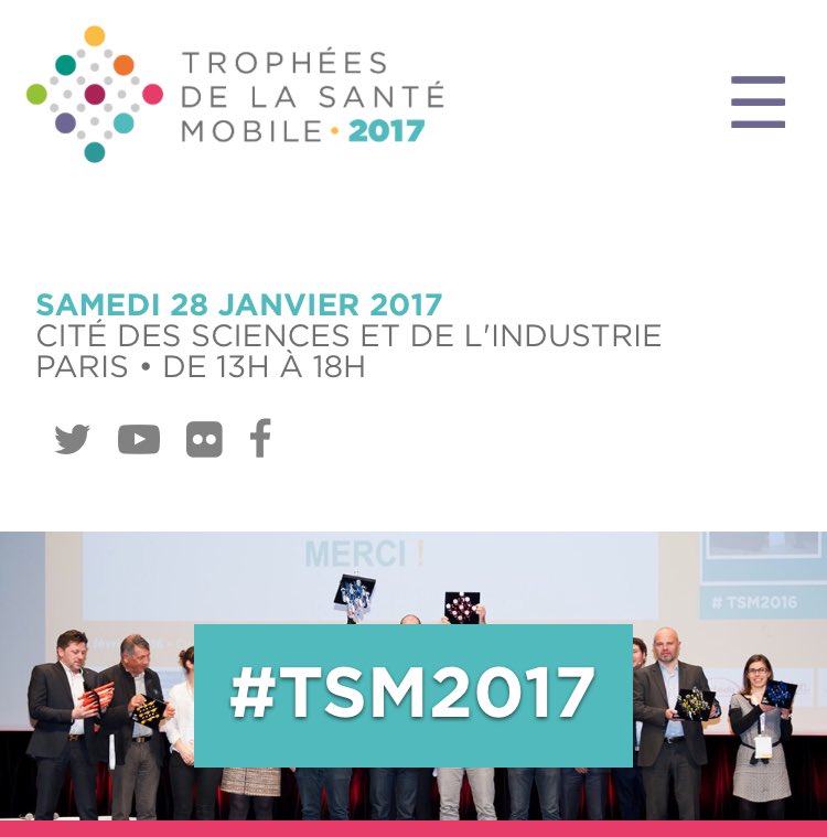 SanteAssist's tweet photo. #SymptoCheck candidate pour le  #Trophée de l'application Grand Public #santé #esanté ! #TSM2017 #innovationSanté https://t.co/yjMY9tq5KU