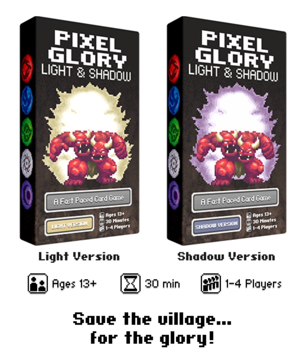_QualityBeast's tweet photo. We just excitedly backed @beZafty's @kickstarter campaign for #PixelGlory's newest expansion, Light & Shadow. Are you backing? https://t.co/aOH21J4uXd